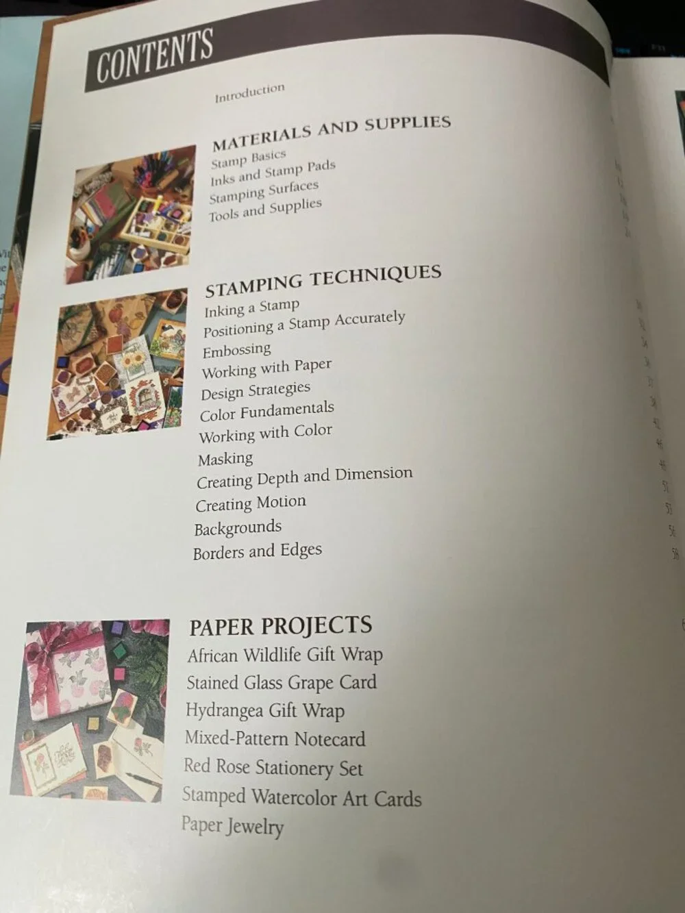 GUIDE TO RUBBER STAMPING GENTLY USED 165 PAGES HARDCOVER BOOK EVERYTHING NEEDED